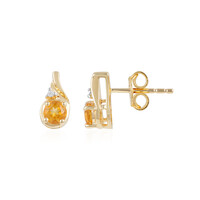 Citrine Silver Earrings