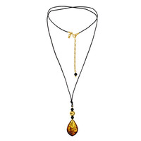 Baltic Amber Silver Necklace