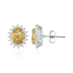 Citrine Silver Earrings