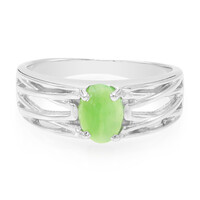 Imperial Chrysoprase Silver Ring