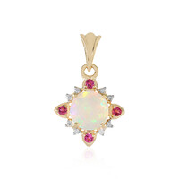 18K Welo Opal Gold Pendant
