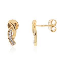 I2 (I) Diamond Silver Earrings