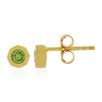Demantoid Silver Earrings