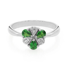 AAA Kenya Tsavorite Silver Ring