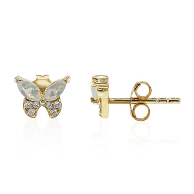 Welo Opal Silver Earrings