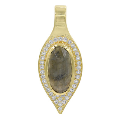 Labradorite Silver Pendant