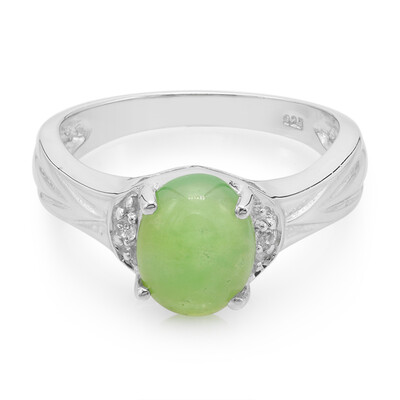Imperial Chrysoprase Silver Ring