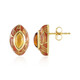 Madeira Citrine Silver Earrings (Adela Silber)