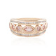 Nigerian Pink Tourmaline Silver Ring (Adela Silber)
