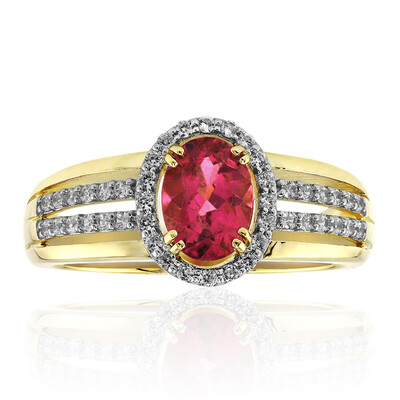 9K Nigerian Rubellite Gold Ring (Mark Kaufman)