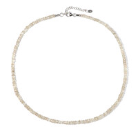 Fancy Zircon Silver Necklace
