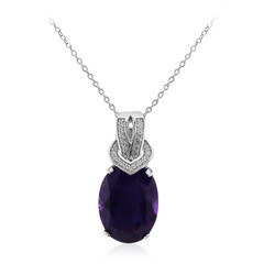 Moroccan Amethyst Silver Necklace