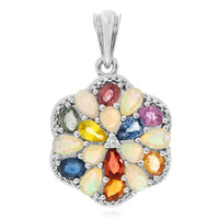 Welo Opal Silver Pendant