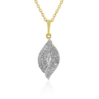 I4 (J) Diamond Silver Necklace