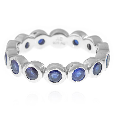 Madagascar Blue Sapphire Silver Ring