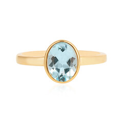 Sky Blue Topaz Silver Ring