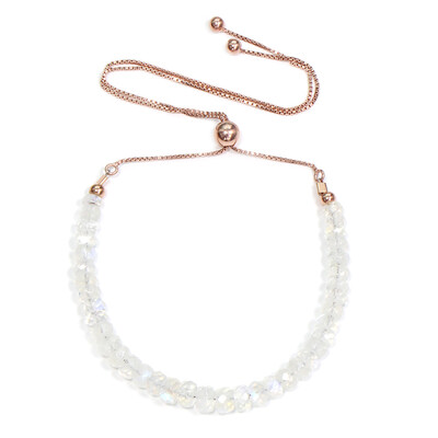 Rainbow Moonstone Silver Bracelet