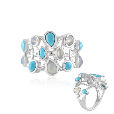 Sleeping Beauty Turquoise Silver Ring (de Melo)
