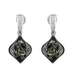 Baltic Amber Silver Earrings