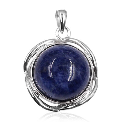 Sodalite Silver Pendant