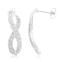Zircon Silver Earrings