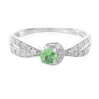 Tsavorite Silver Ring