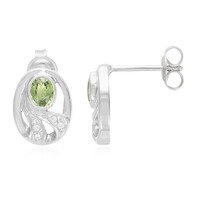 Mozambique Sapphire Silver Earrings