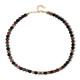 Fancy Tourmaline Silver Necklace