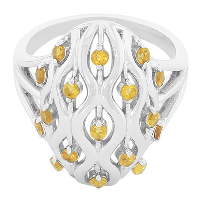 Citrine Silver Ring