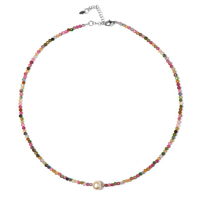 Keshi pearl Silver Necklace