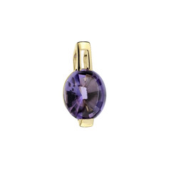 9K Amethyst Gold Pendant