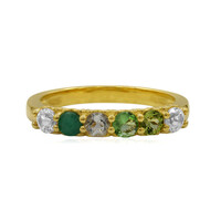 White Topaz Silver Ring