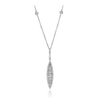 14K SI2 (H) Diamond Gold Necklace (CIRARI)