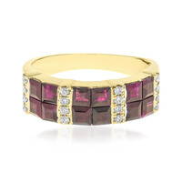 14K AAA Mozambique Ruby Gold Ring (CIRARI)