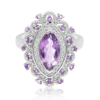 Amethyst Silver Ring