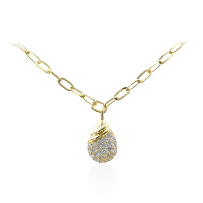 14K I1 (H) Diamond Gold Necklace (CIRARI)