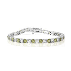 Peridot Silver Bracelet