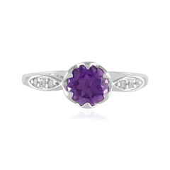 Siberian Amethyst Silver Ring
