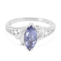 Madagascar Iolite Silver Ring