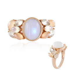 Rainbow Moonstone Silver Ring (KM by Juwelo)