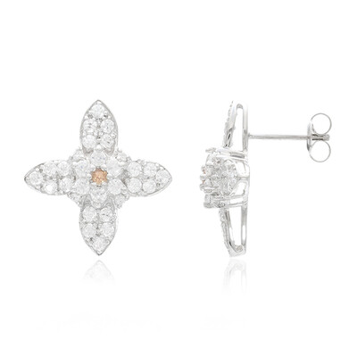 Andalusite Silver Earrings