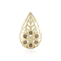 9K I2 Champagne Diamond Gold Pendant (Ornaments by de Melo)