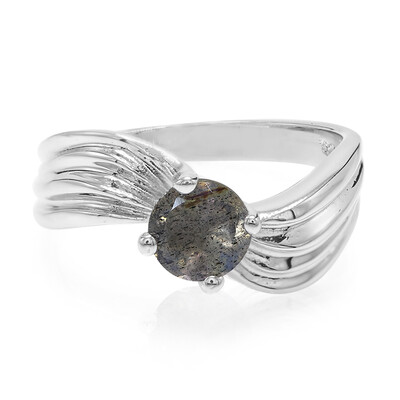 Romanian Spectrolite Silver Ring
