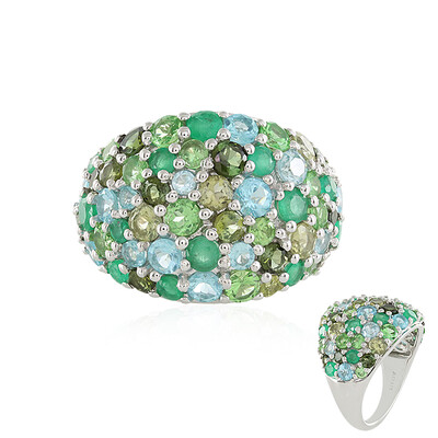 9K Green Tourmaline Gold Ring (KM by Juwelo)