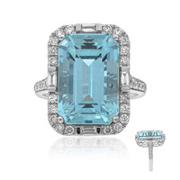 14K AAA Brazilian Aquamarine Gold Ring (AMAYANI)
