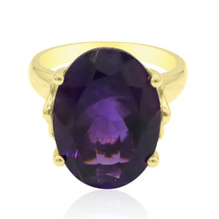 9K Zambian Amethyst Gold Ring