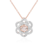 Morganite Silver Necklace