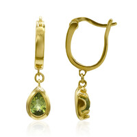 Peridot Silver Earrings
