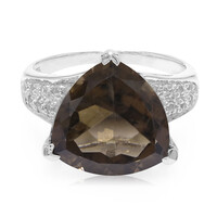 Smoky Quartz Silver Ring