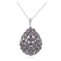 Mystic Quartz Silver Necklace